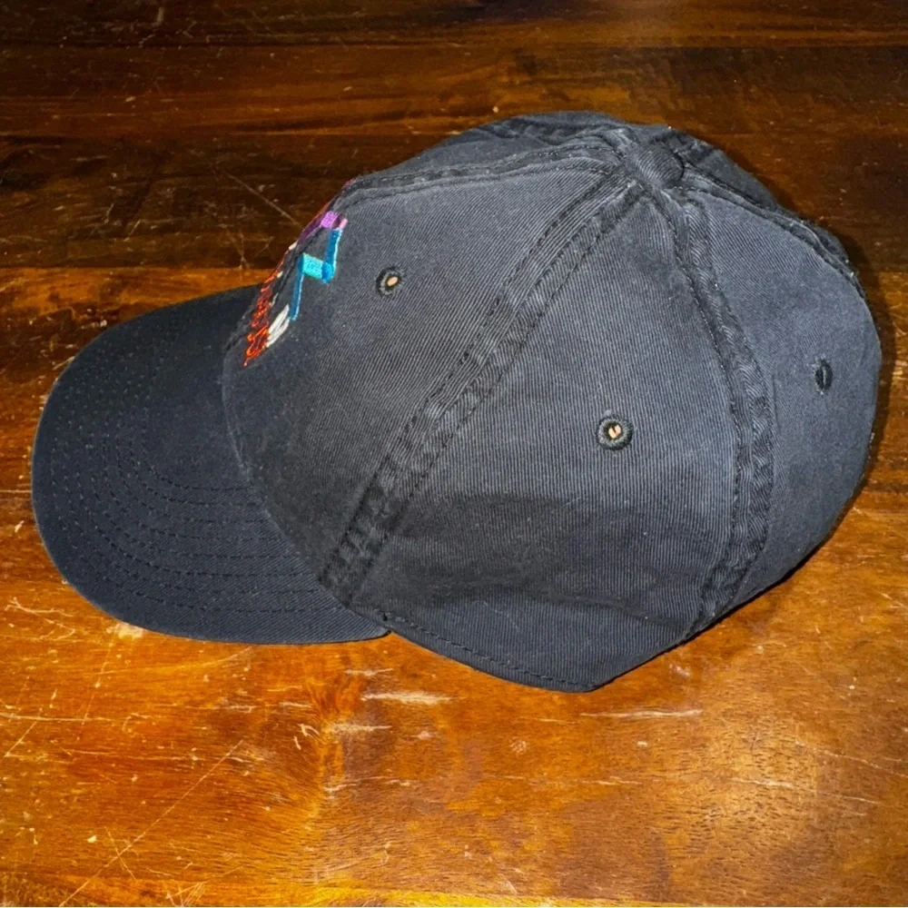 Rare Vtg Syracuse Hat Embroidered “SYR” FILM SYRACUSE Black Adjustable Hat Cap